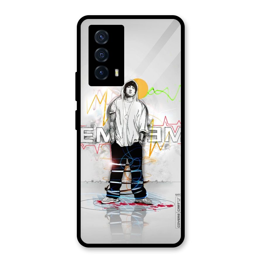 Rap King Eminem Glass Back Case for Vivo iQOO Z5