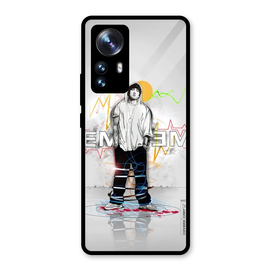 Rap King Eminem Glass Back Case for Xiaomi 12 Pro