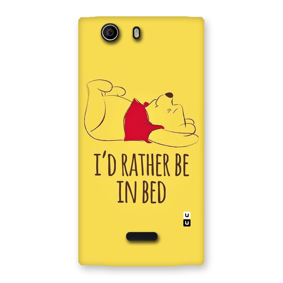 Rather Be In Bed Back Case for Canvas Nitro 2 E311