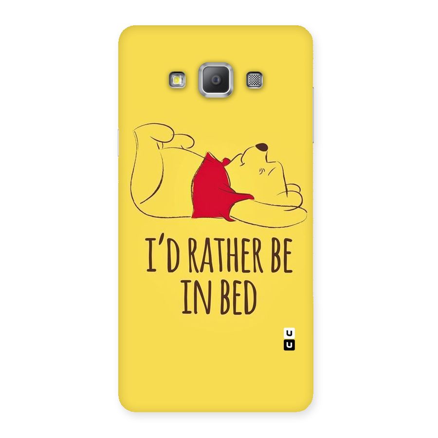 Rather Be In Bed Back Case for Galaxy A7