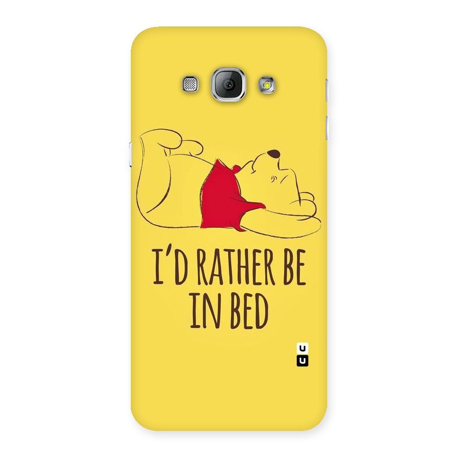 Rather Be In Bed Back Case for Galaxy A8