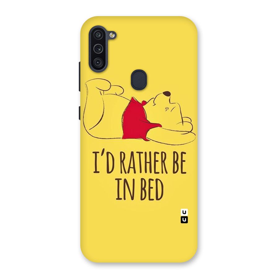 Rather Be In Bed Back Case for Galaxy M11
