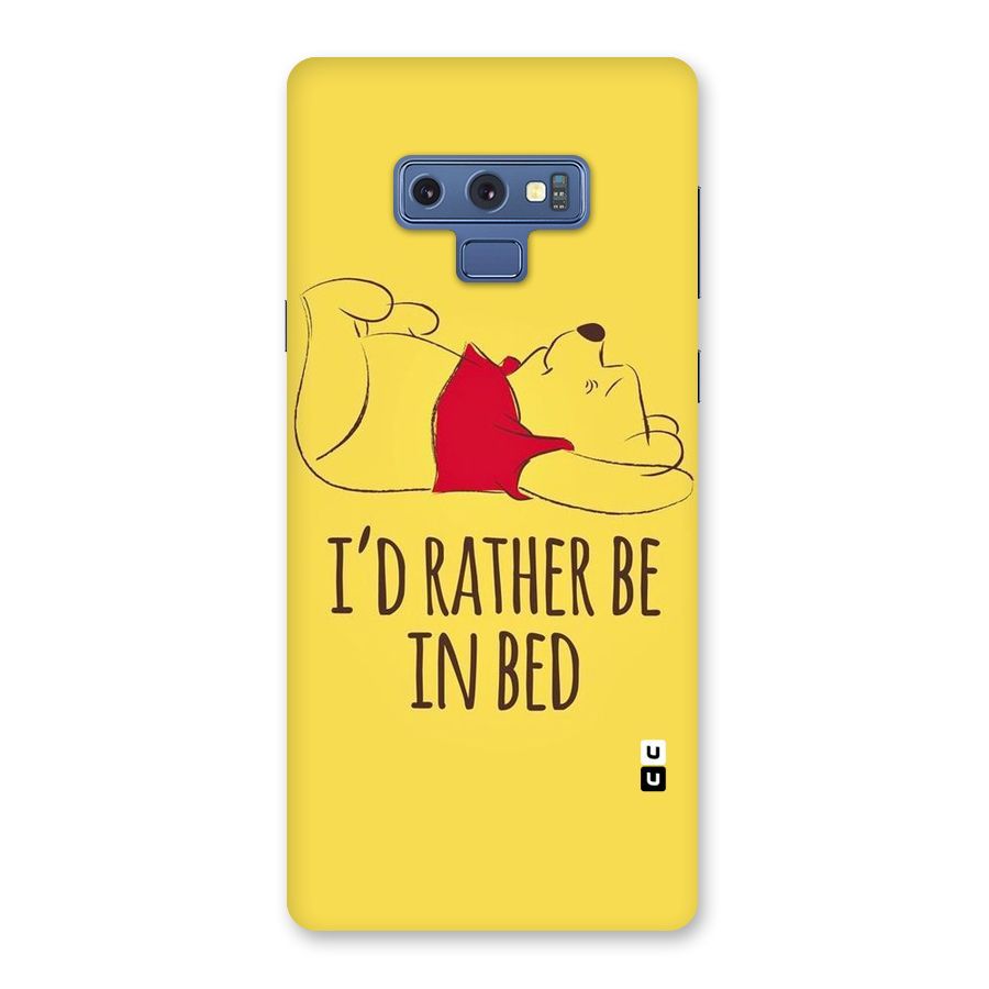 Rather Be In Bed Back Case for Galaxy Note 9