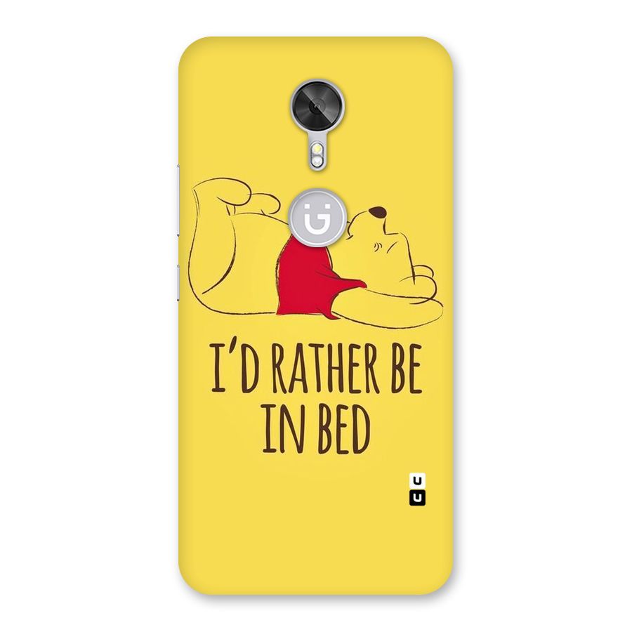 Rather Be In Bed Back Case for Gionee A1