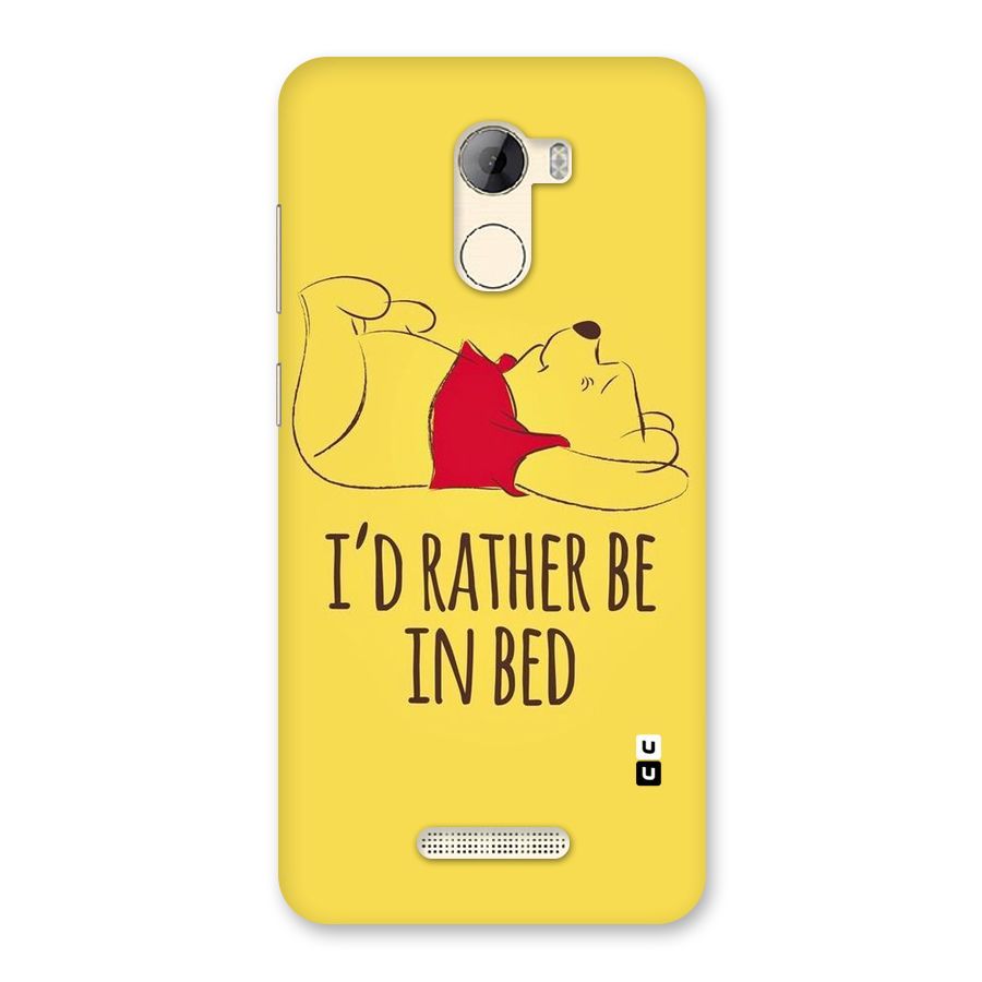 Rather Be In Bed Back Case for Gionee A1 LIte