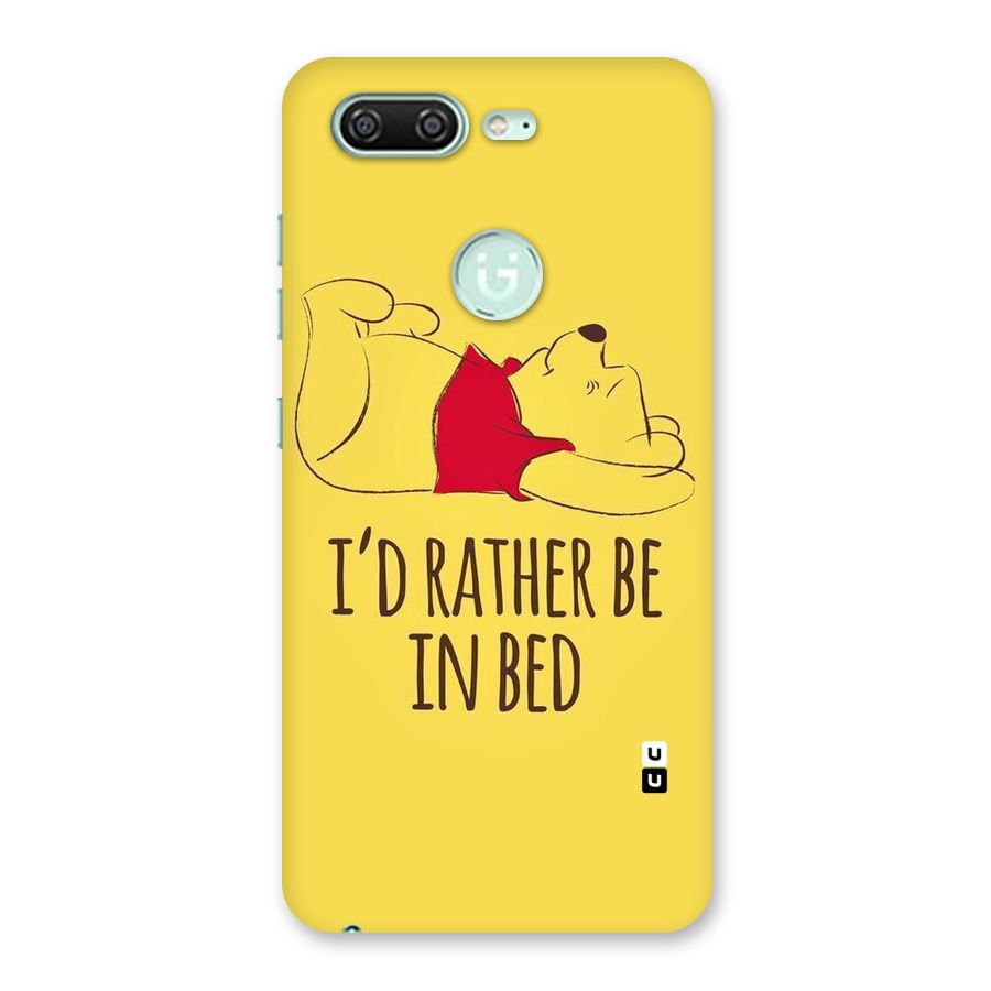 Rather Be In Bed Back Case for Gionee S10