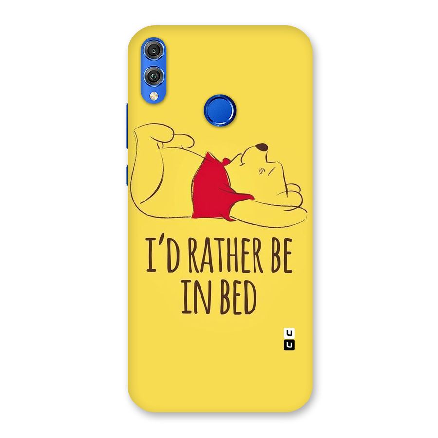 Rather Be In Bed Back Case for Honor 8X
