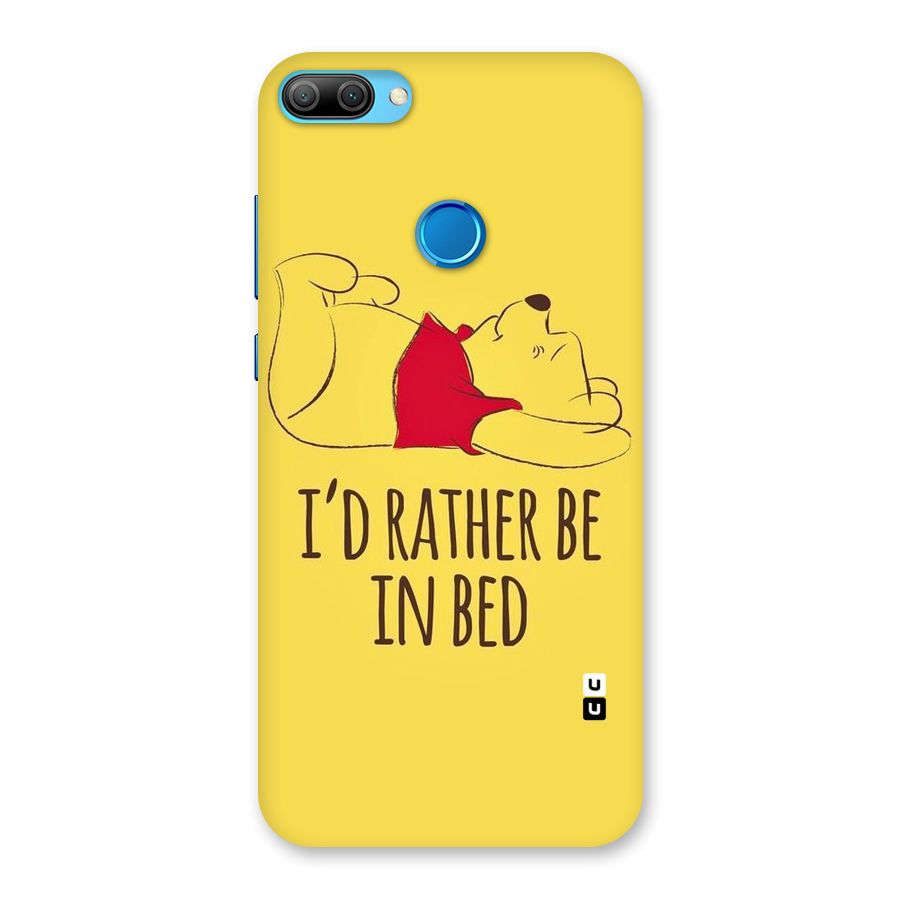 Rather Be In Bed Back Case for Honor 9N