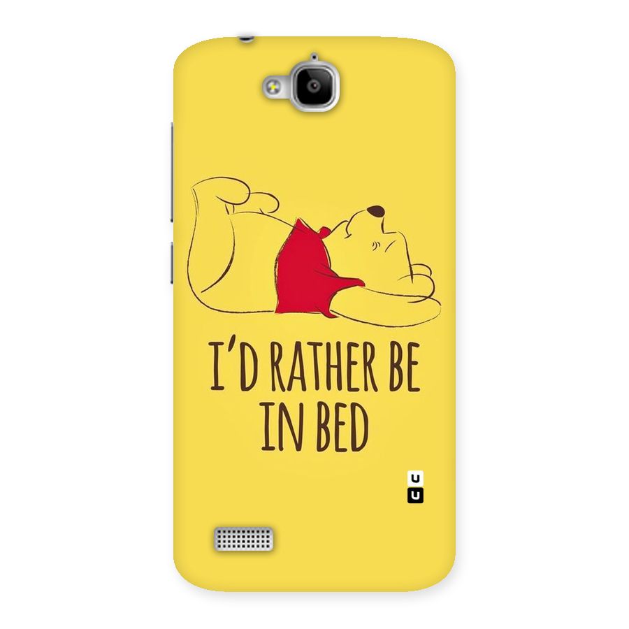 Rather Be In Bed Back Case for Honor Holly