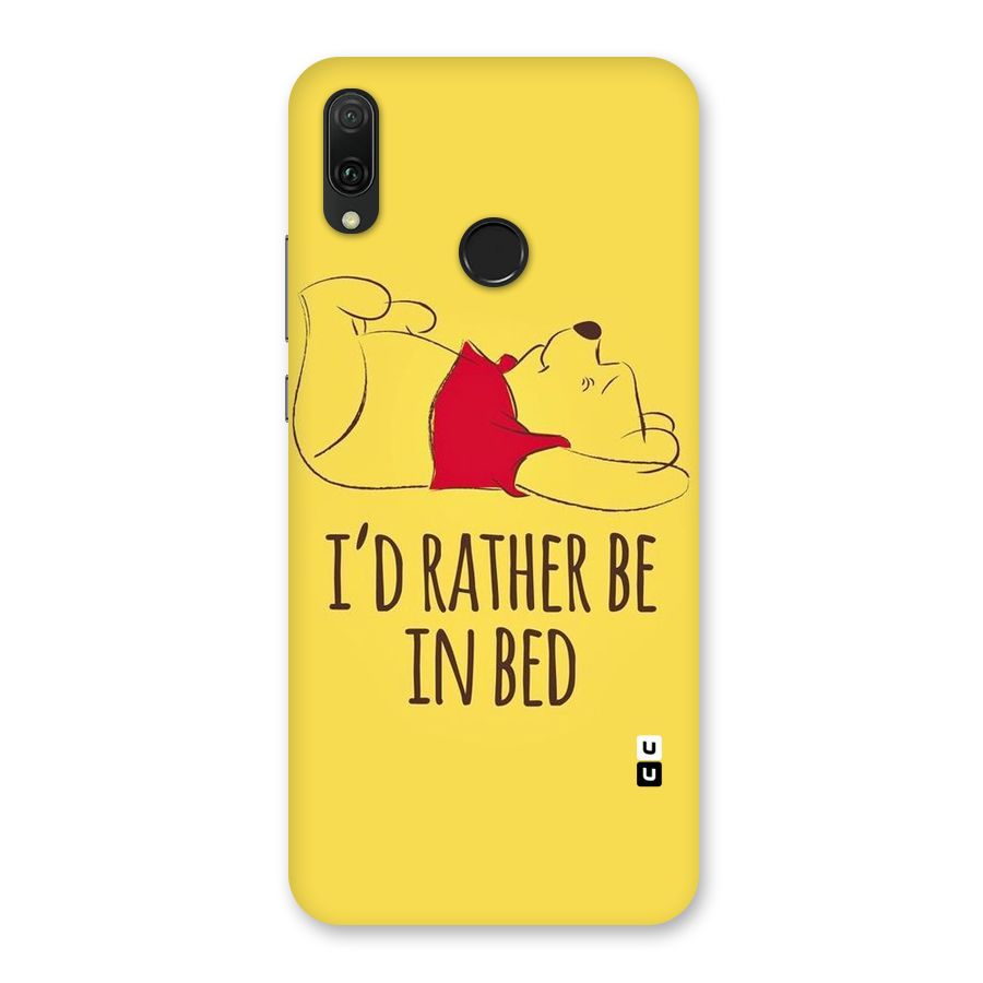 Rather Be In Bed Back Case for Huawei Y9 (2019)