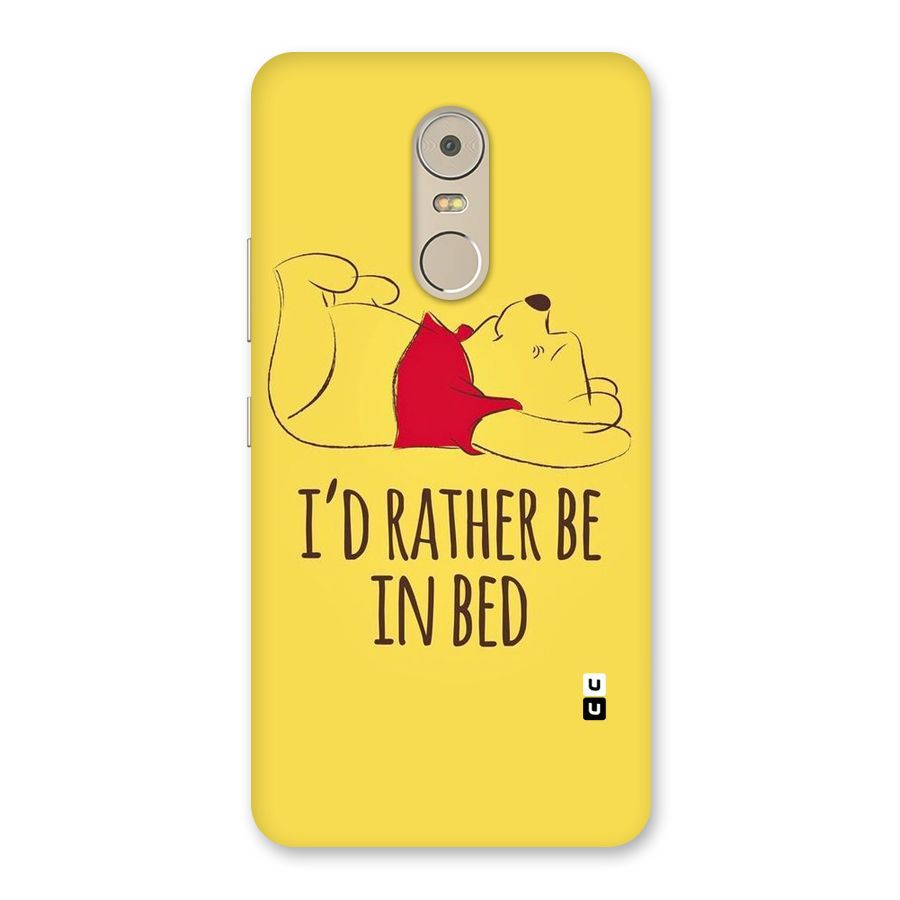 Rather Be In Bed Back Case for Lenovo K6 Note