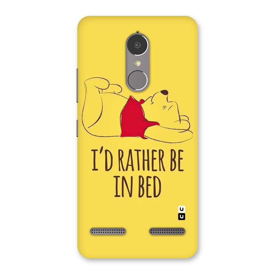 Rather Be In Bed Back Case for Lenovo K6 Power