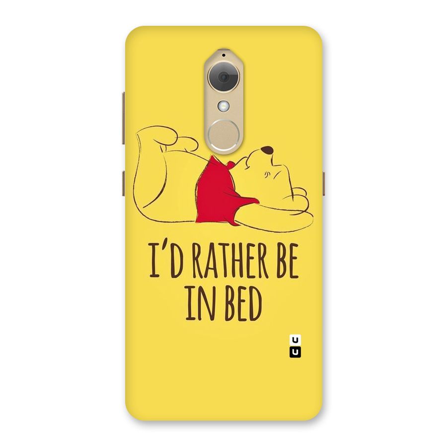 Rather Be In Bed Back Case for Lenovo K8