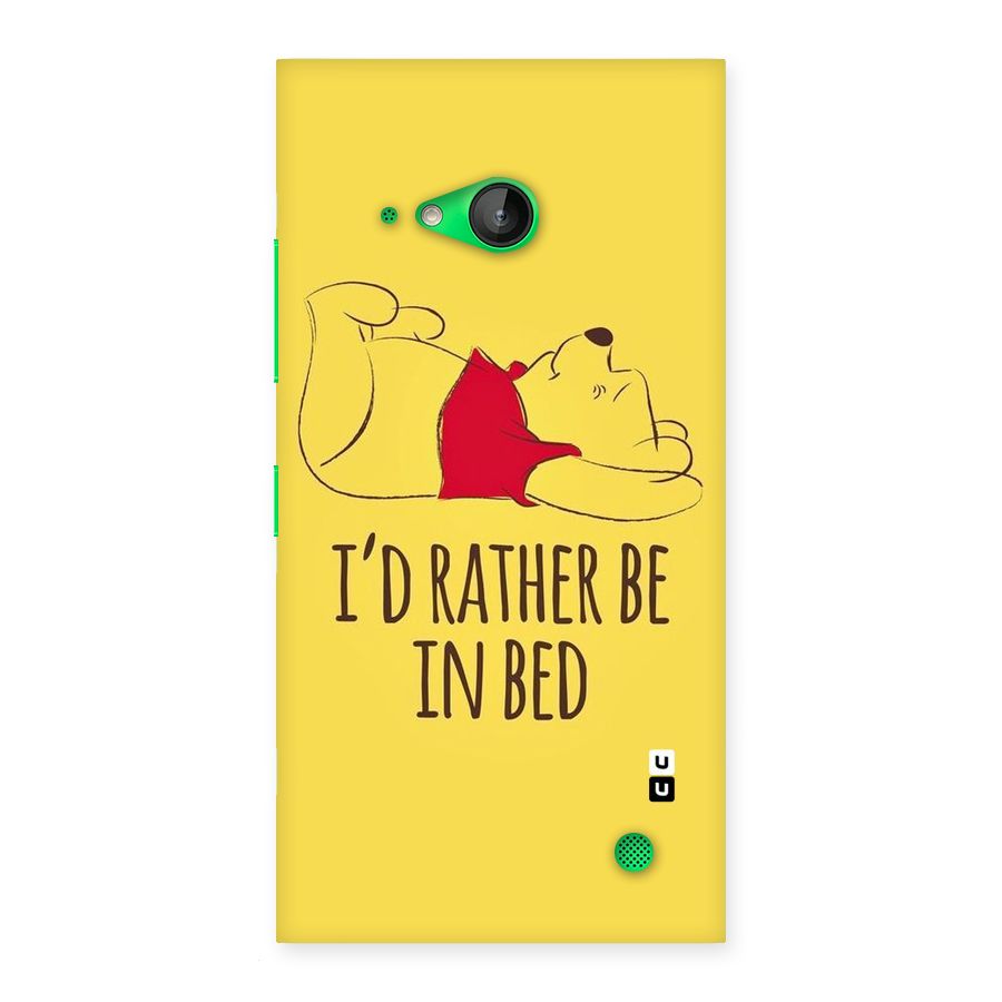 Rather Be In Bed Back Case for Lumia 730