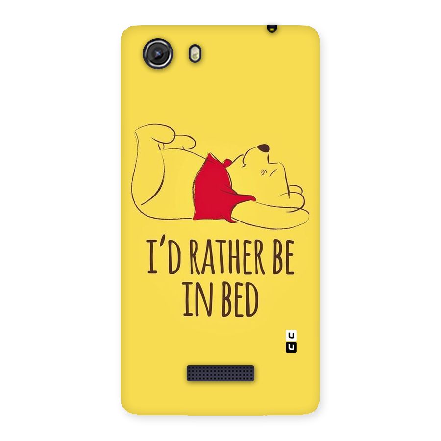 Rather Be In Bed Back Case for Micromax Unite 3