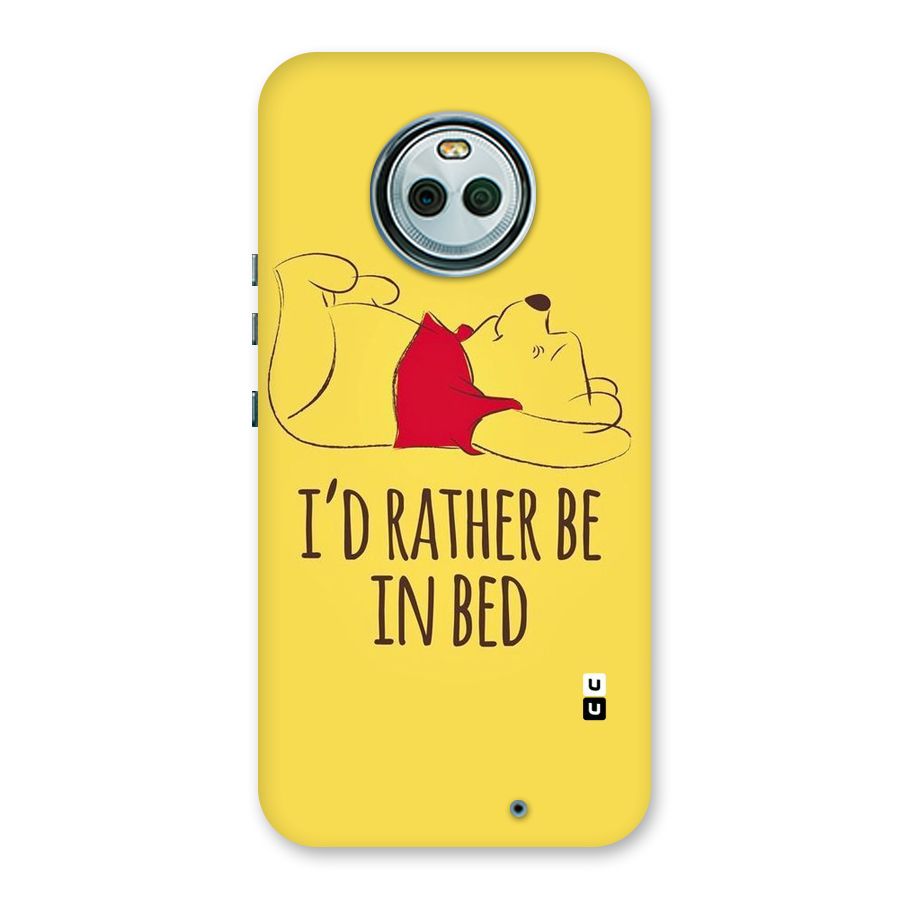 Rather Be In Bed Back Case for Moto X4