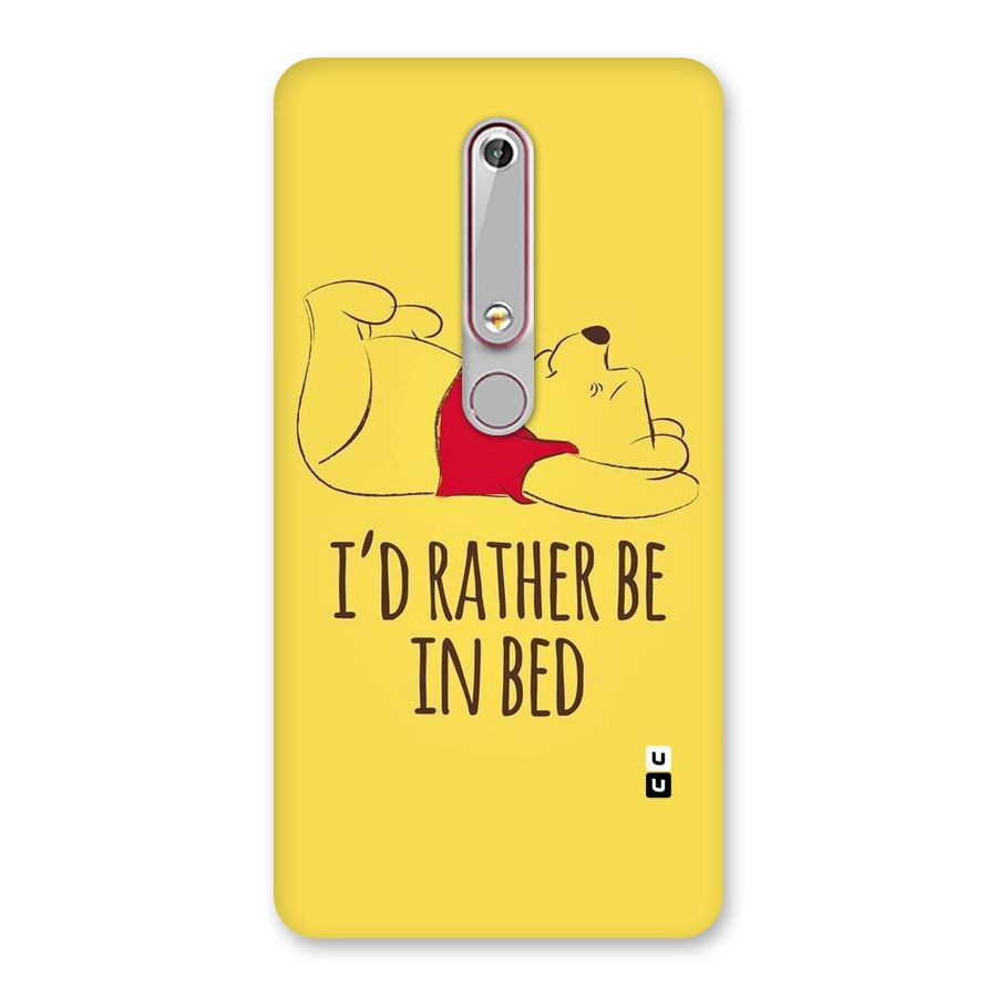 Rather Be In Bed Back Case for Nokia 6.1