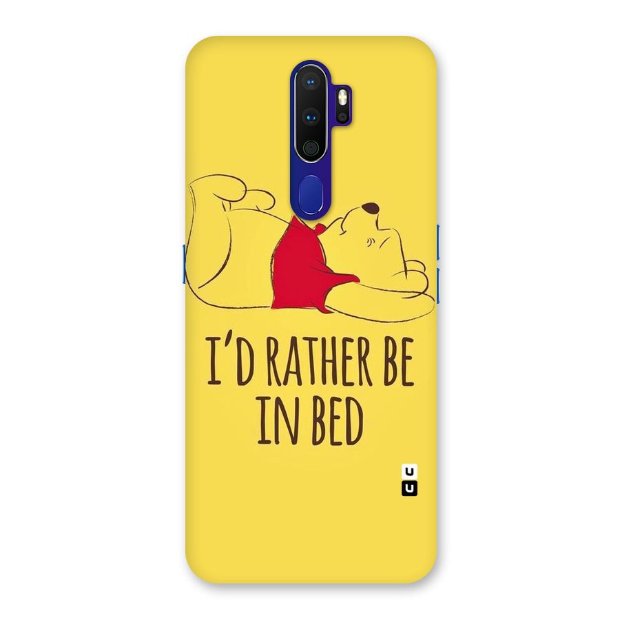 Rather Be In Bed Back Case for Oppo A9 (2020)