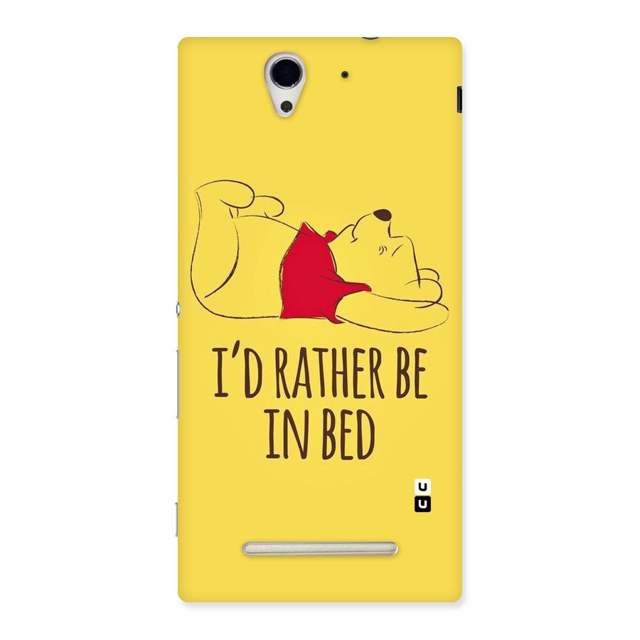 Rather Be In Bed Back Case for Sony Xperia C3