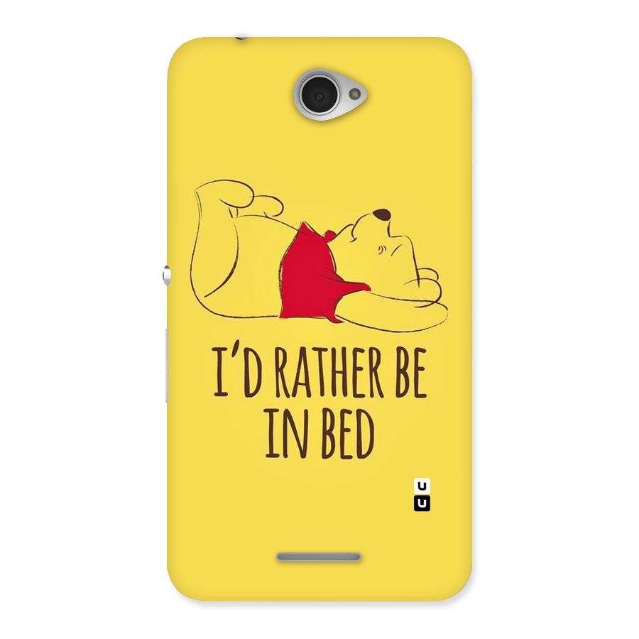 Rather Be In Bed Back Case for Sony Xperia E4