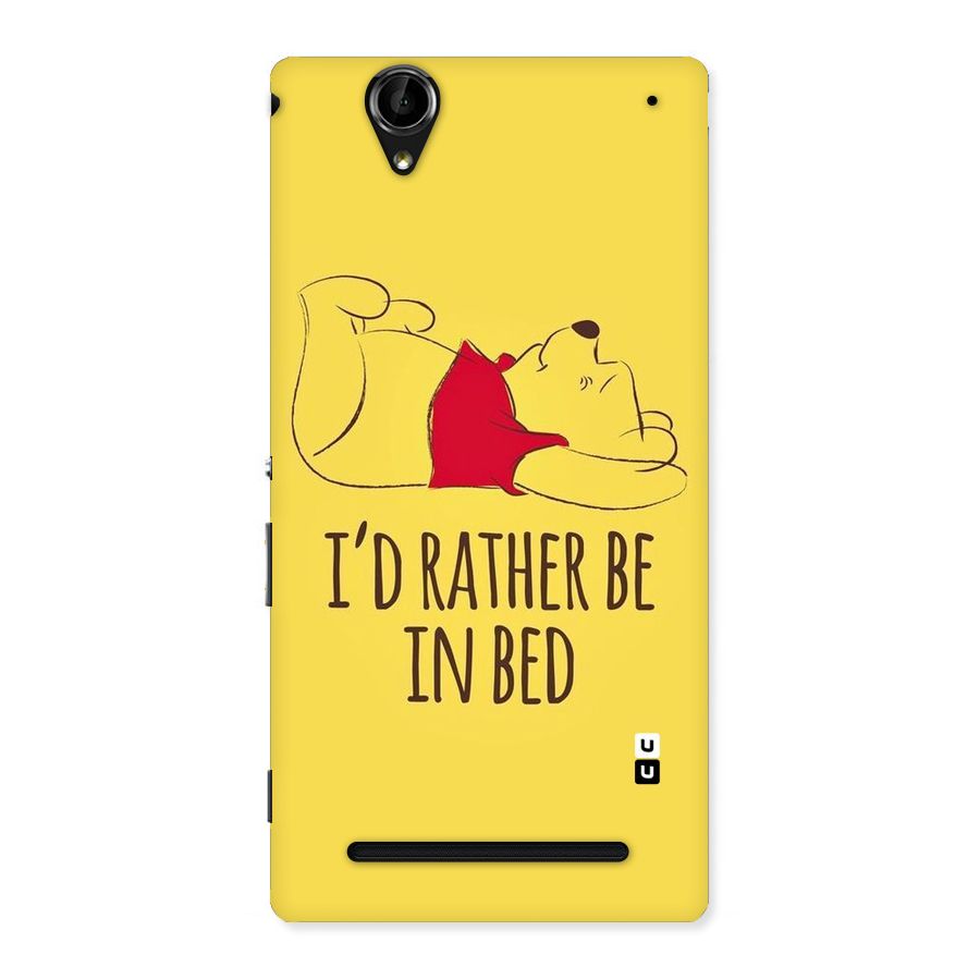 Rather Be In Bed Back Case for Sony Xperia T2