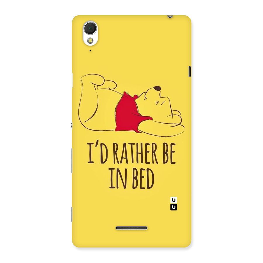 Rather Be In Bed Back Case for Sony Xperia T3