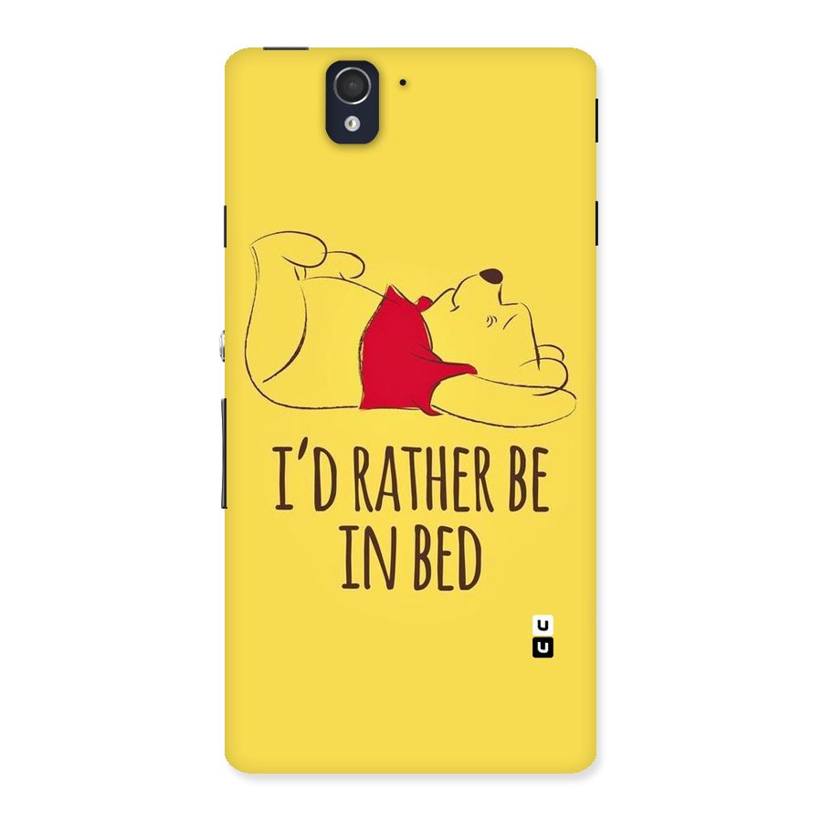 Rather Be In Bed Back Case for Sony Xperia Z