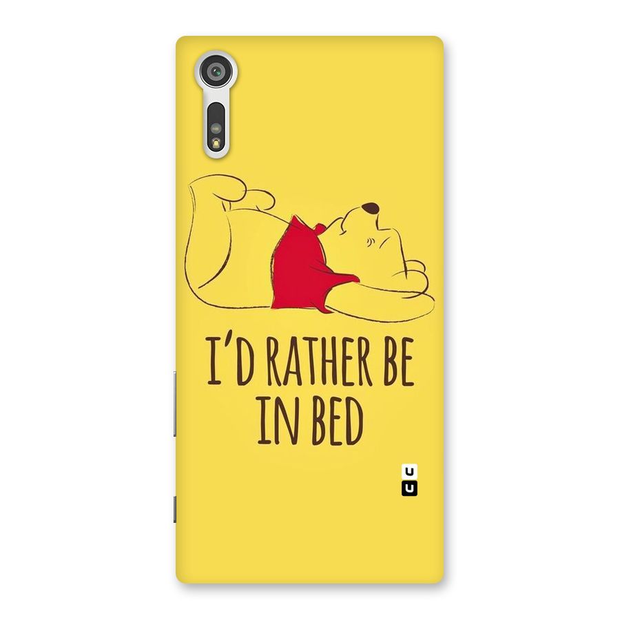 Rather Be In Bed Back Case for Xperia XZ