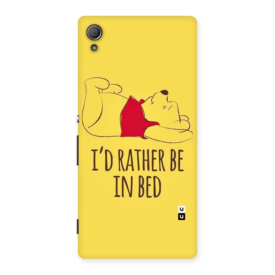 Rather Be In Bed Back Case for Xperia Z4