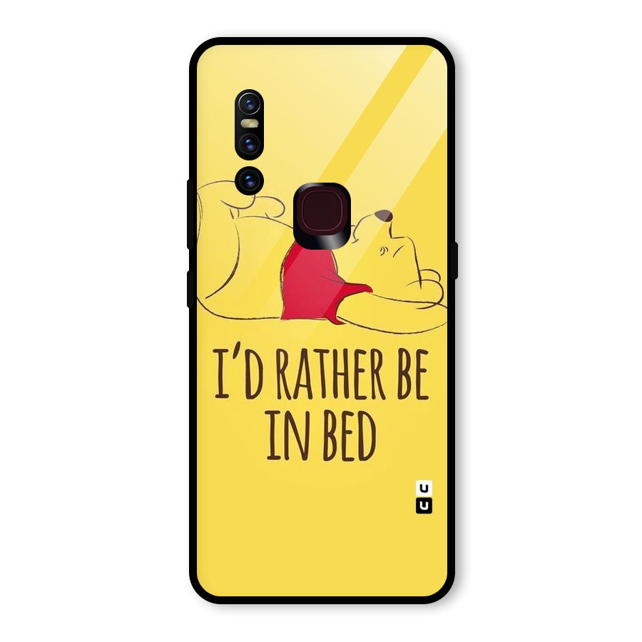 Rather Be In Bed Glass Back Case for Vivo V15