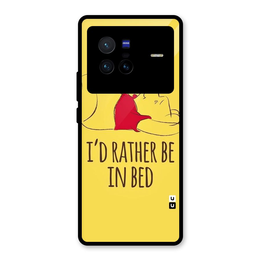 Rather Be In Bed Glass Back Case for Vivo X80