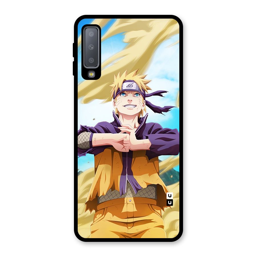 Ready Naruto Glass Back Case for Galaxy A7 (2018)