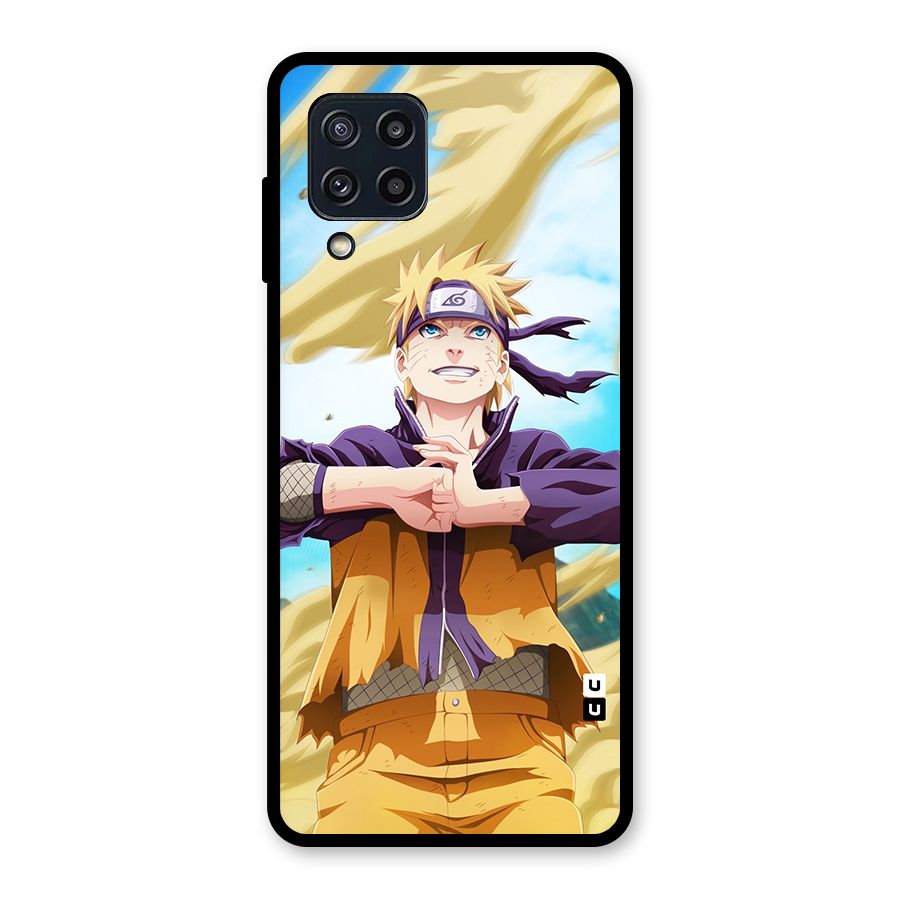 Ready Naruto Glass Back Case for Galaxy M32