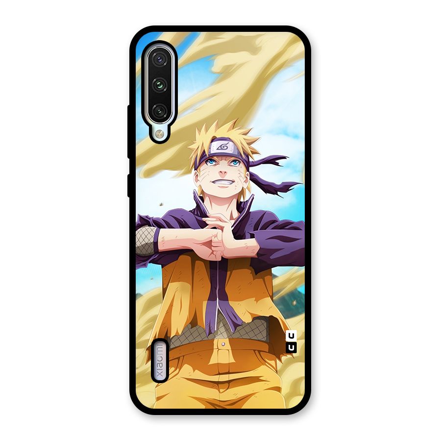 Ready Naruto Glass Back Case for Mi A3