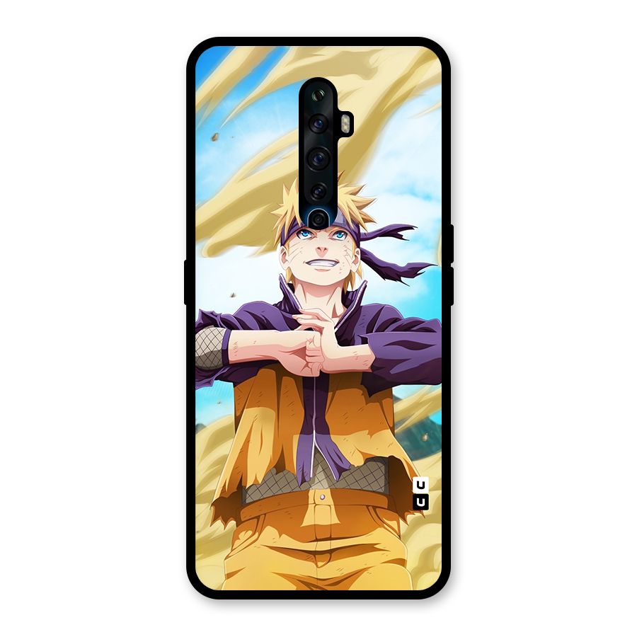 Ready Naruto Glass Back Case for Oppo Reno2 F