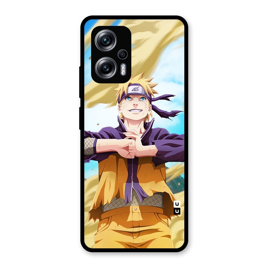 Ready Naruto Glass Back Case for Redmi K50i