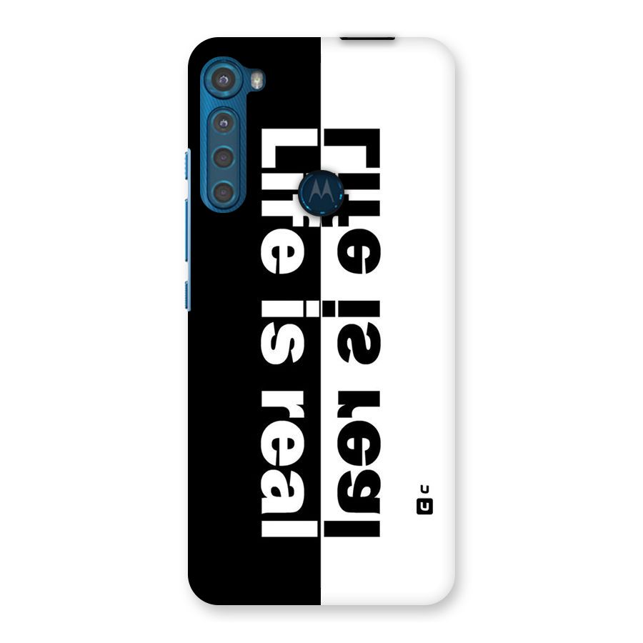 Real Life Back Case for Motorola One Fusion Plus