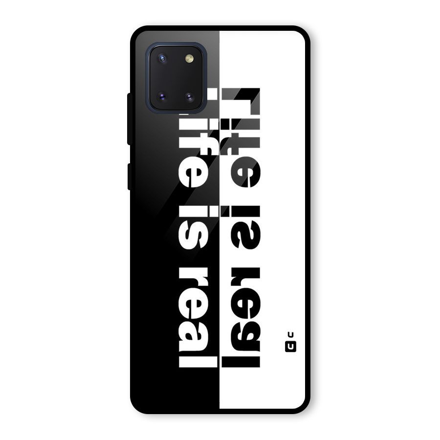 Real Life Glass Back Case for Galaxy Note 10 Lite
