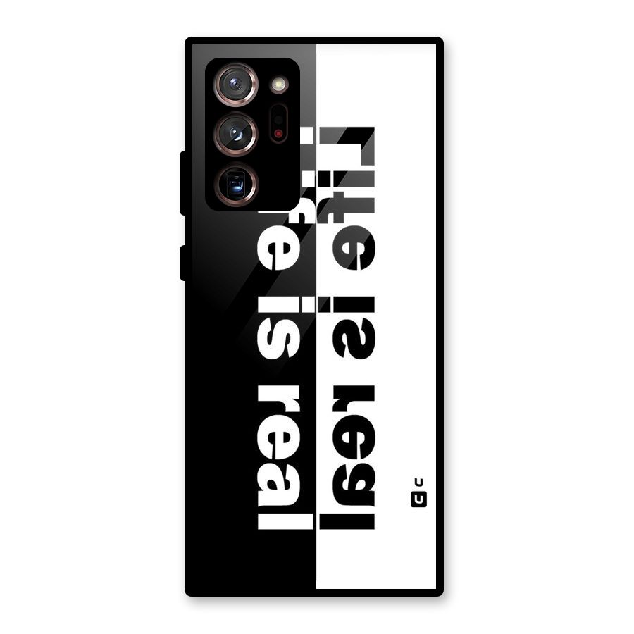 Real Life Glass Back Case for Galaxy Note 20 Ultra