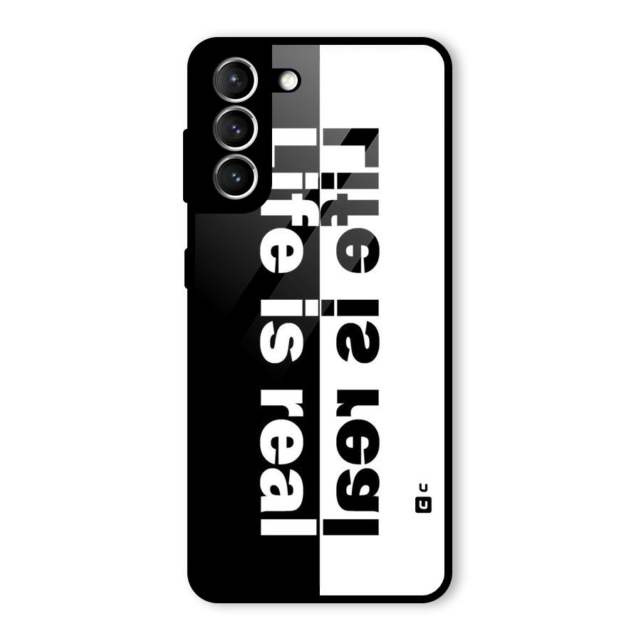 Real Life Glass Back Case for Galaxy S21 5G