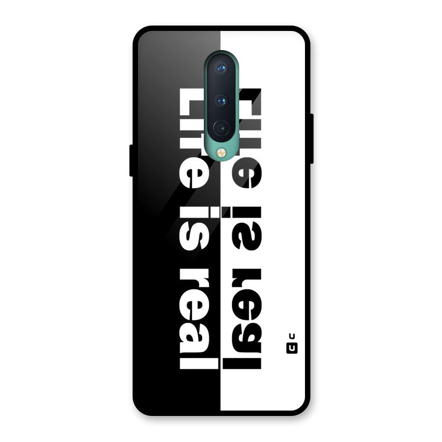 Real Life Glass Back Case for OnePlus 8
