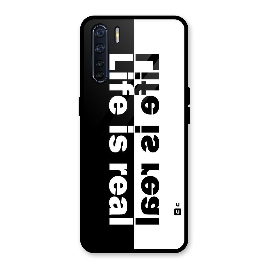 Real Life Glass Back Case for Oppo F15