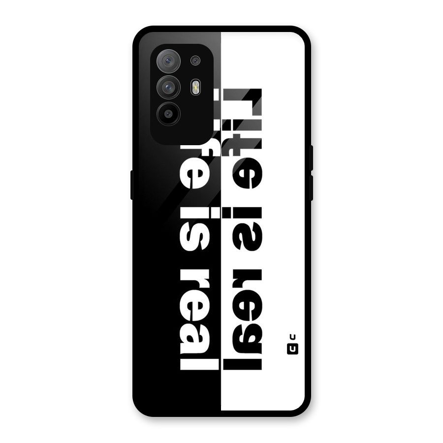 Real Life Glass Back Case for Oppo F19 Pro Plus 5G