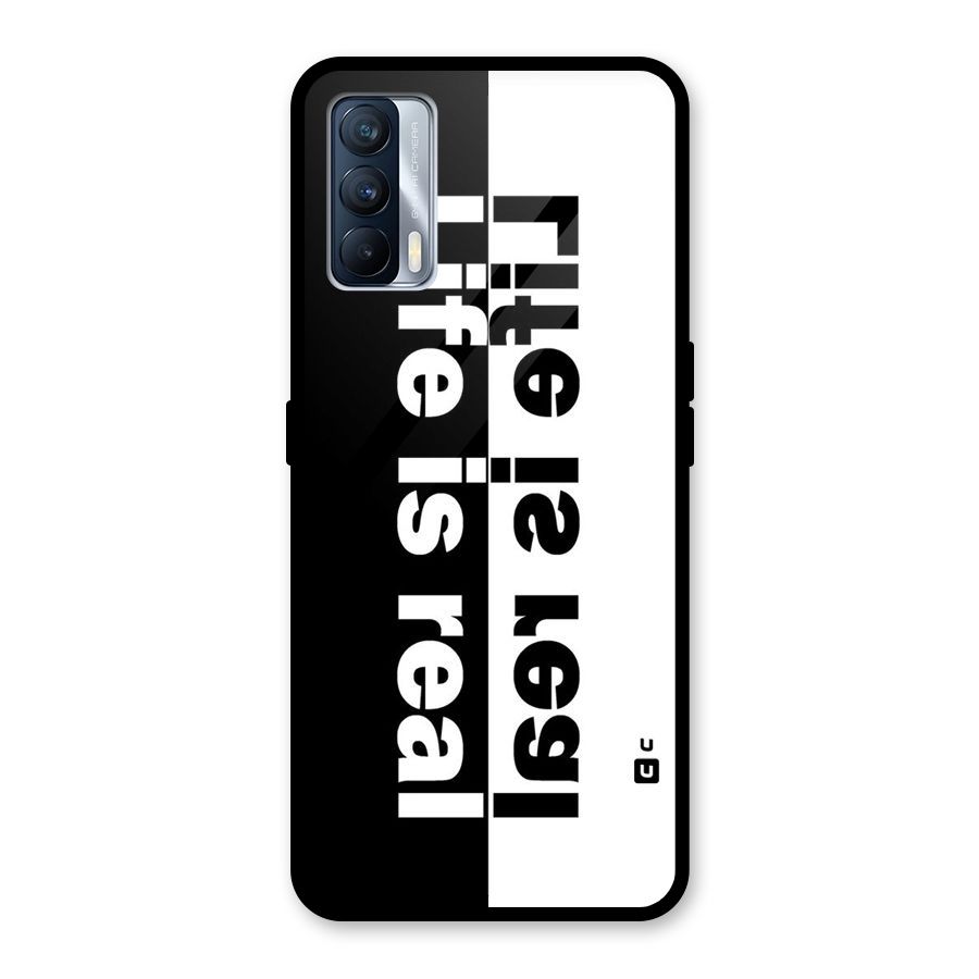 Real Life Glass Back Case for Realme X7