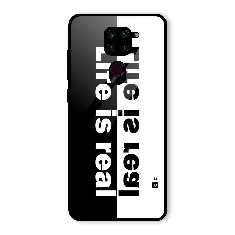 Real Life Glass Back Case for Redmi Note 9