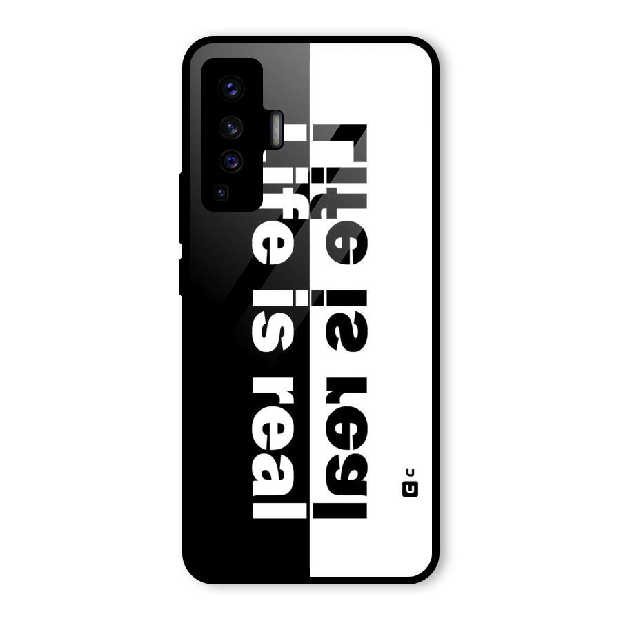 Real Life Glass Back Case for Vivo X50