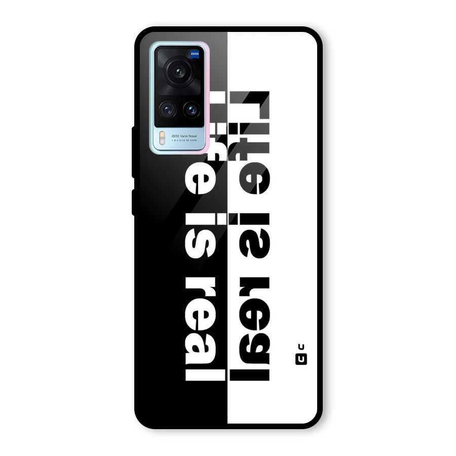 Real Life Glass Back Case for Vivo X60