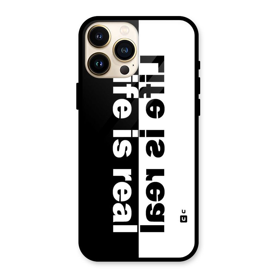 Real Life Glass Back Case for iPhone 13 Pro Max