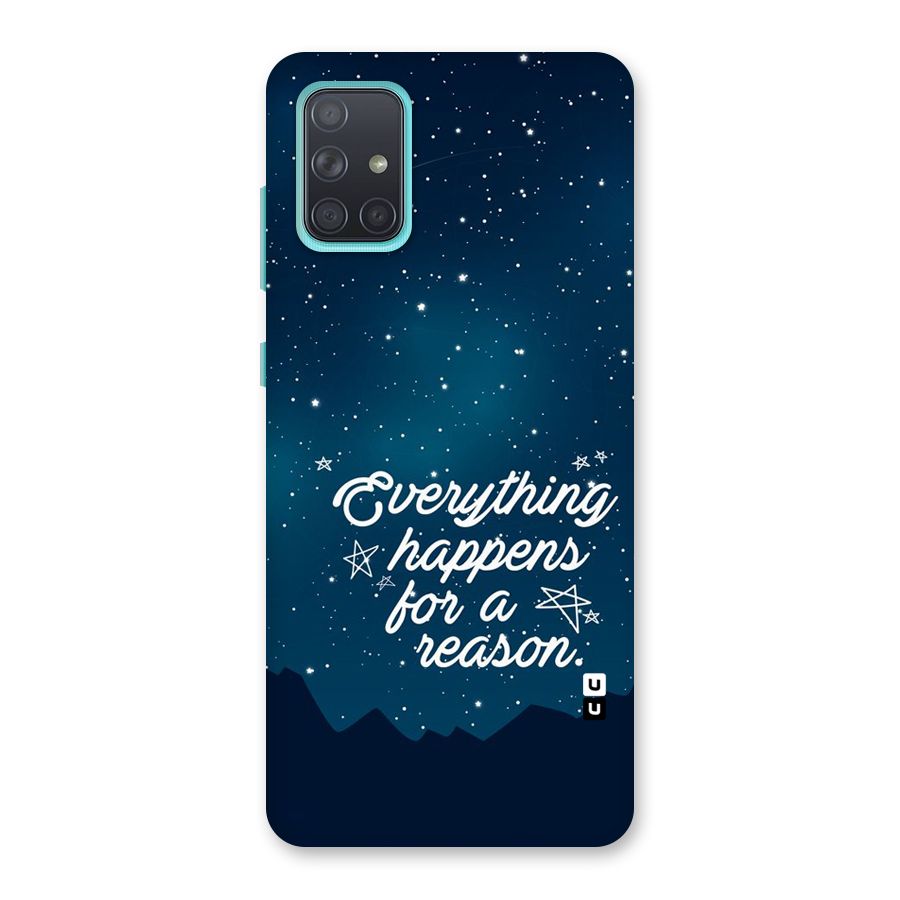 Reason Sky Back Case for Galaxy A71