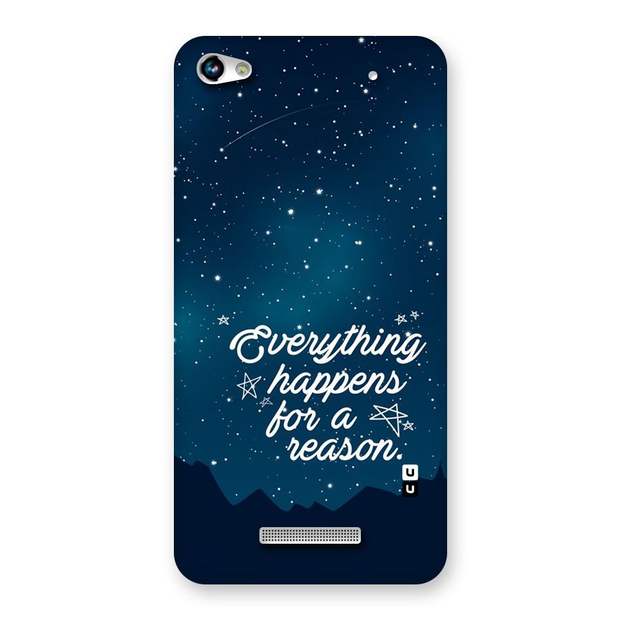 Reason Sky Back Case for Micromax Hue 2